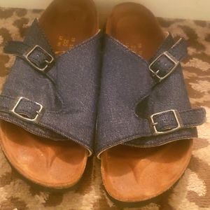Unique denim Papillion Birkenstock 39